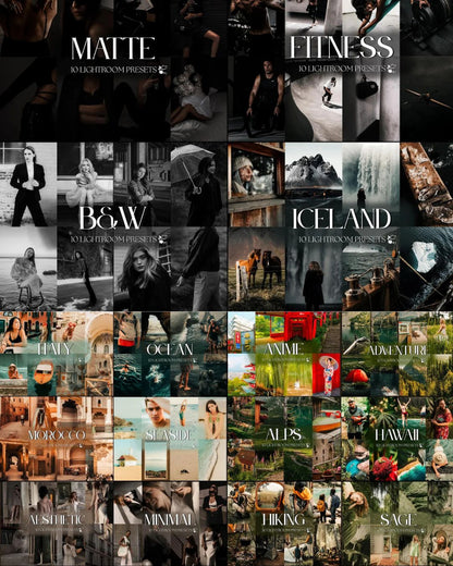 2000 Professional Premium Lightroom Presets